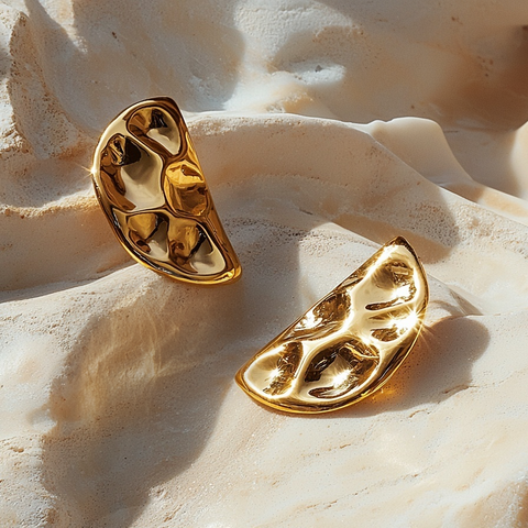 Boucles d'oreilles Meteor Sélénite