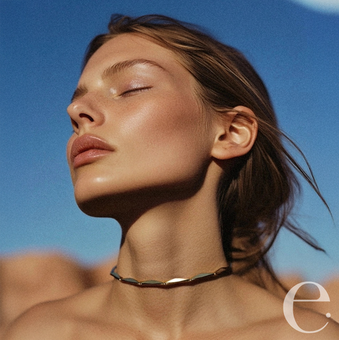 Collier Altiora. Bijoux dorés.