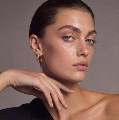 Boucles d'oreilles Arcade Courbe
