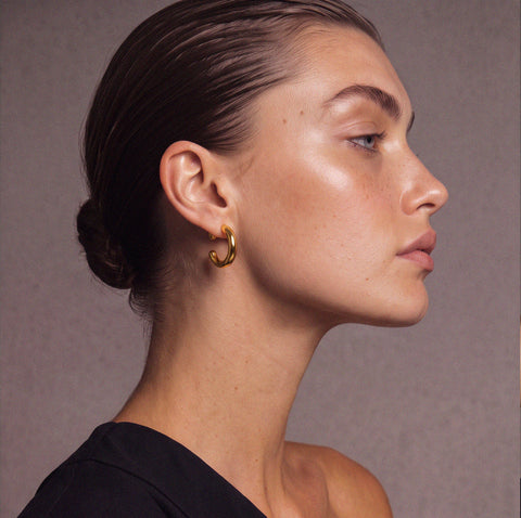 Boucles d'oreilles Arcade Courbe