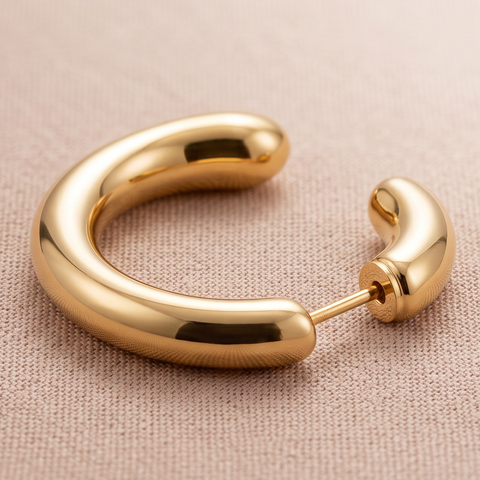 Boucles d'oreilles Arcade Courbe