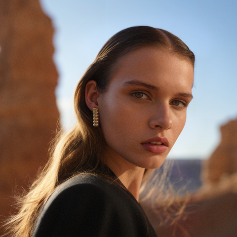 Boucles d'oreilles Arcade Cariatide