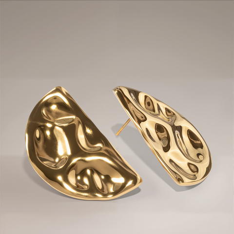 Boucles d'oreilles Meteor Sélénite - Ethel