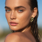 Boucles d'oreilles Meteor Sélénite - Ethel